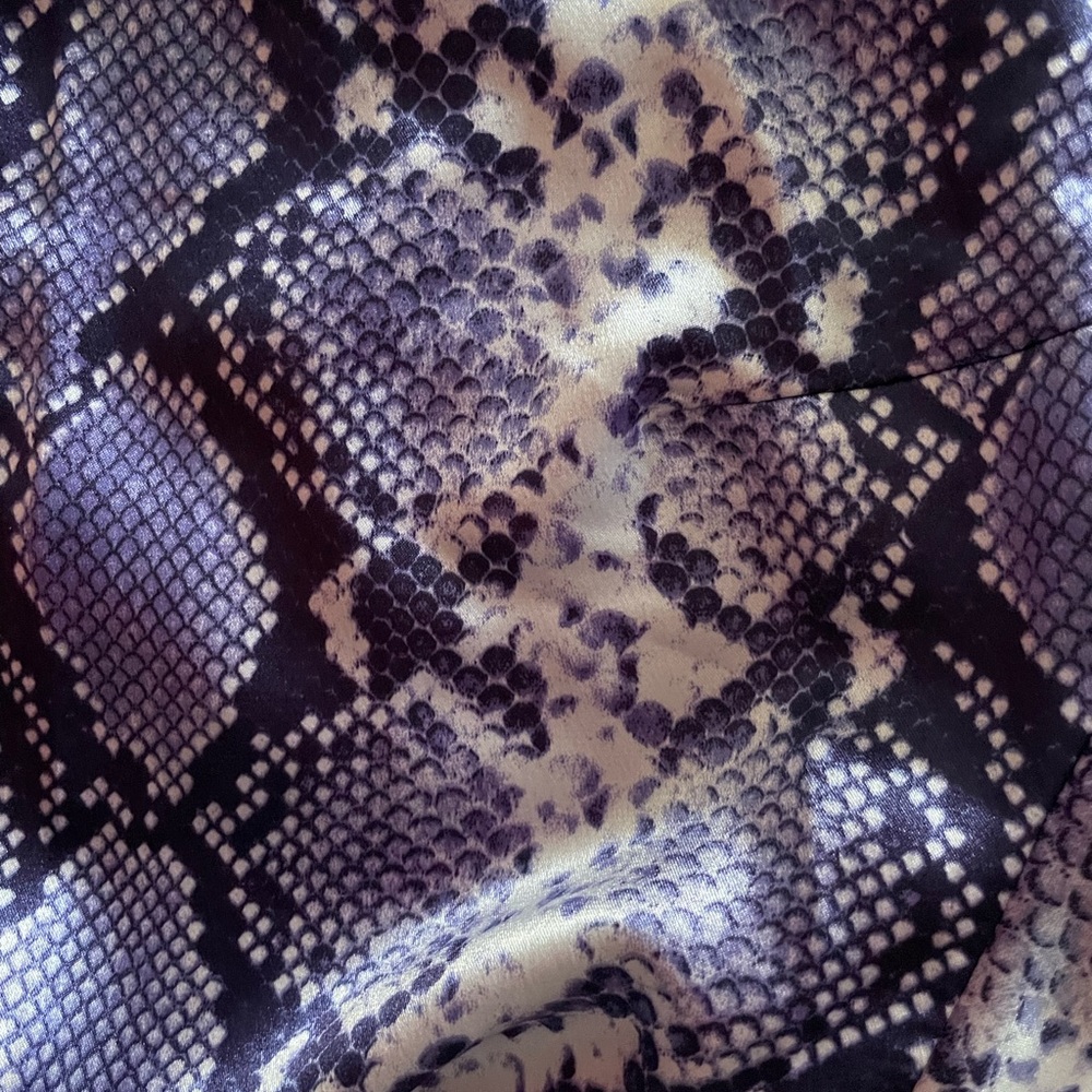 Topshop Backless Python Print Backless Keyhole Sa… - image 8